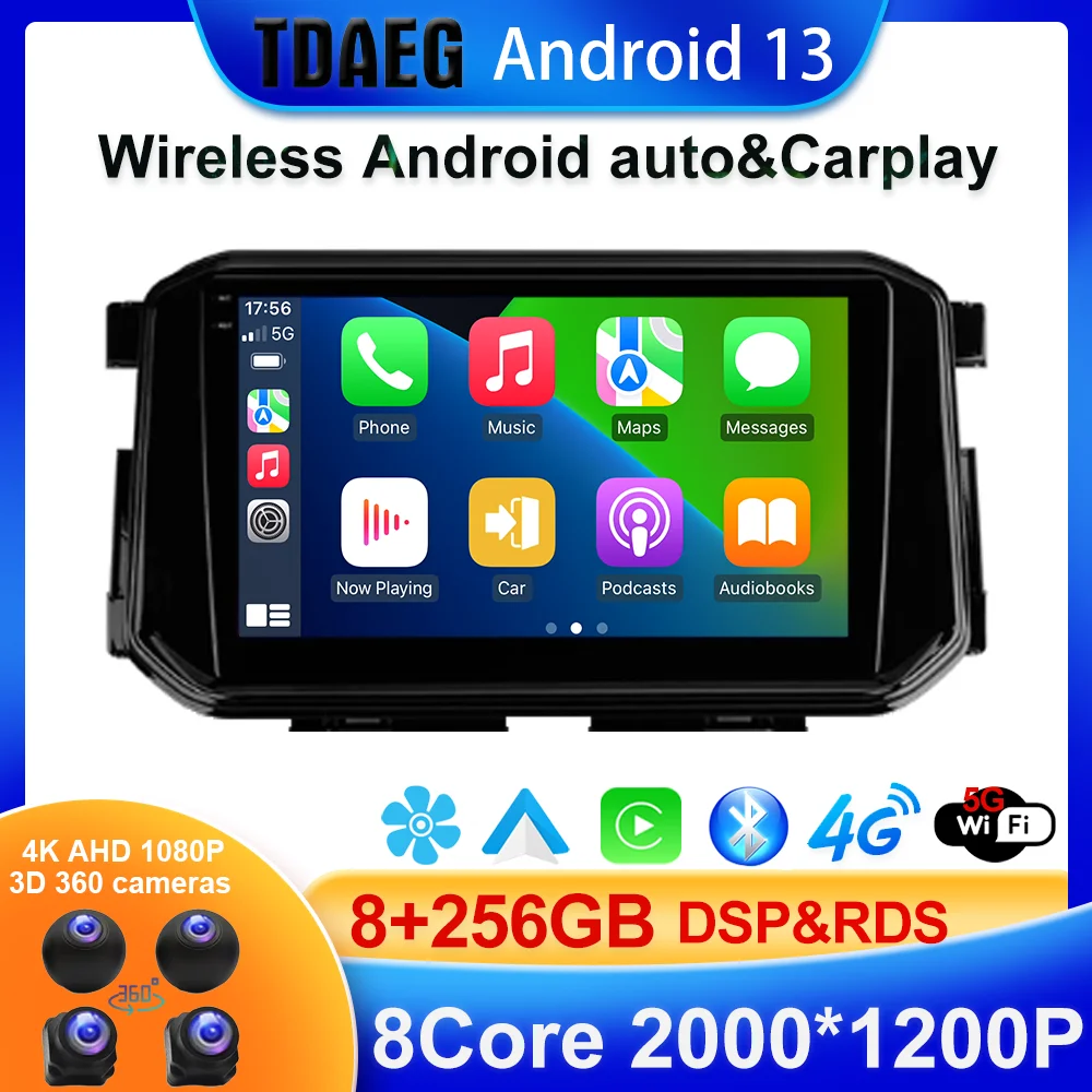 

For Nissan Terra Xterra 2018 - 2022 Car Radio Multimedia Video Player Navigation stereo GPS Android 13 No 2din 2 din dvd