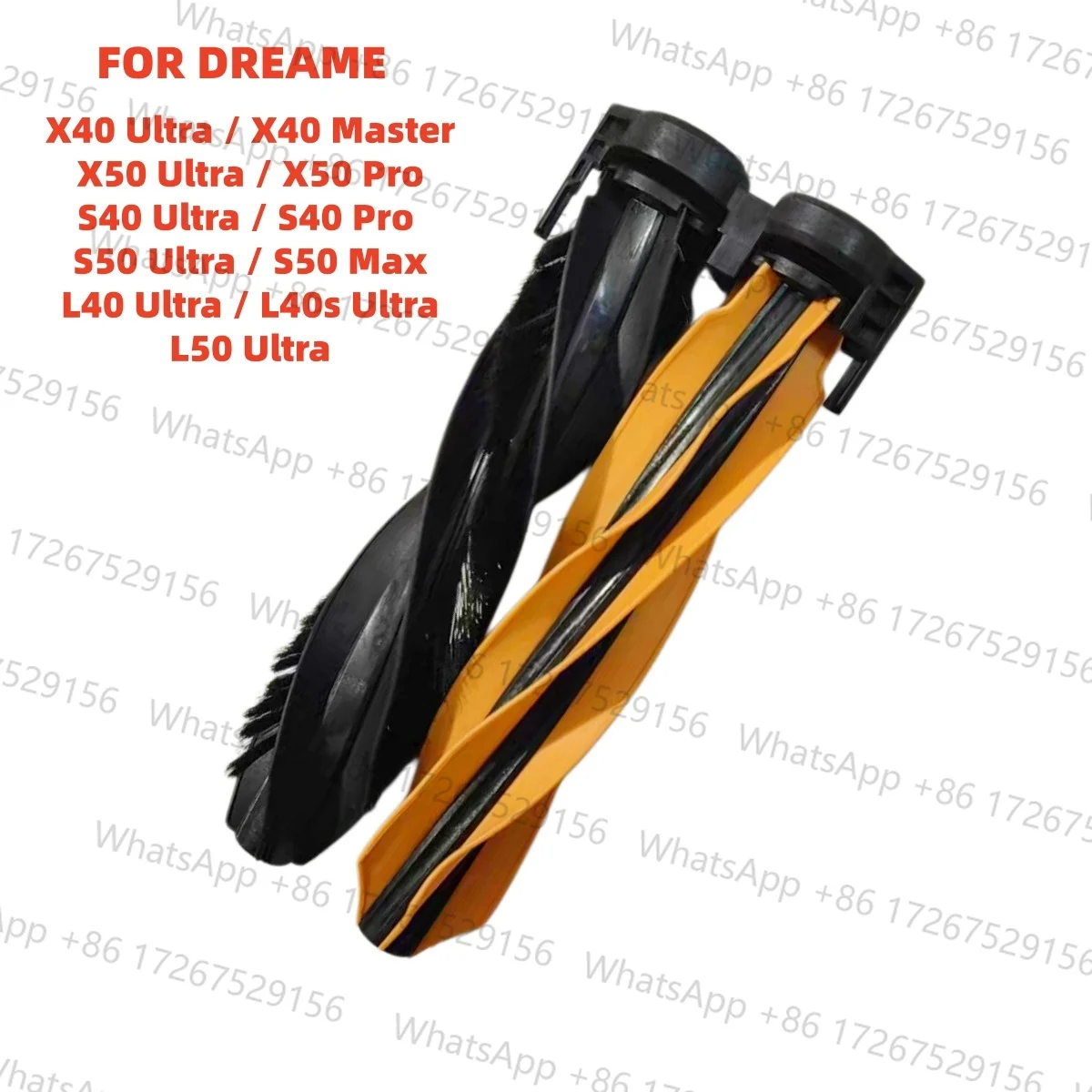 Original Robotic Vacuum Cleaner Hybrid Dual Roller Brush Cover for Dreame X40 Ultra / X40 Master/ X50 Ultra / X50 Pro /S40 Ultra