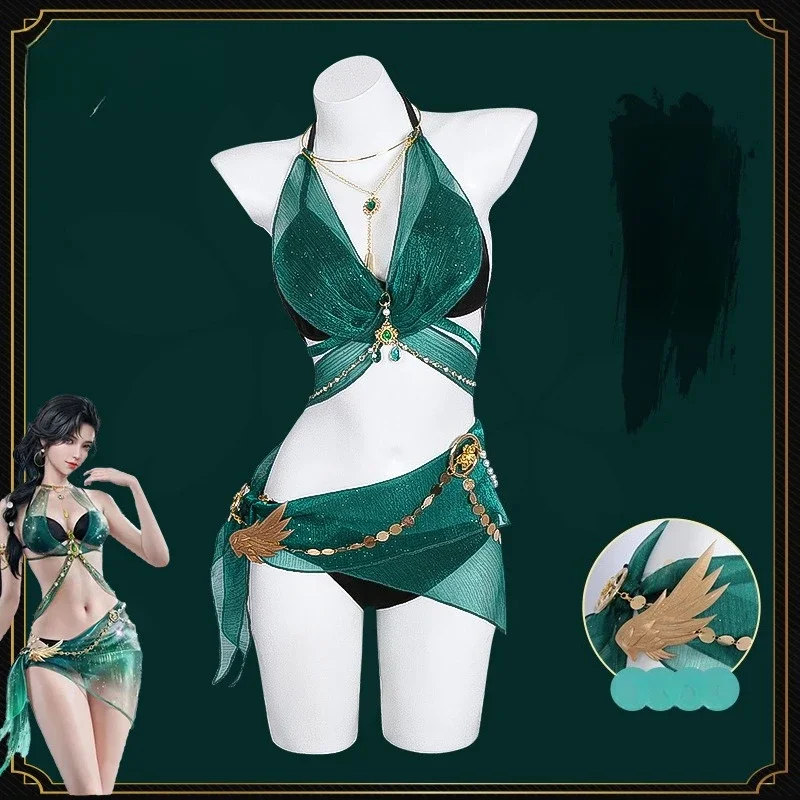 Jiannan Косплей Naraka: Костюм Bladepoint maillot de bain Anime pour femmes Sexy Bikini jeu deembaliine maillot