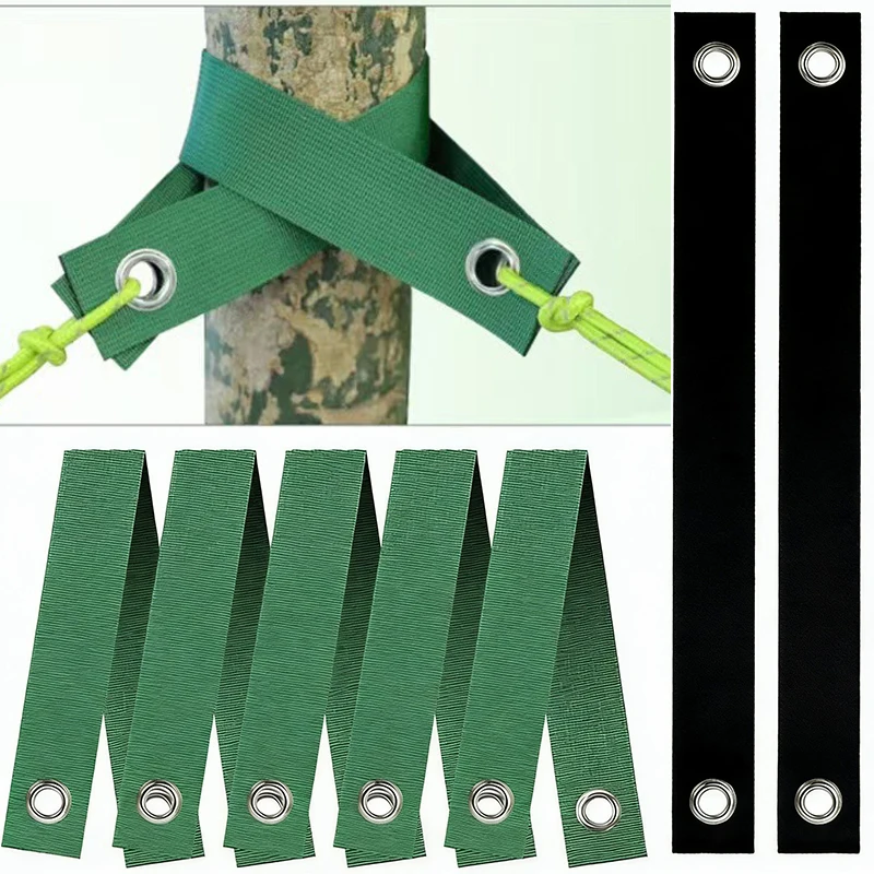 

6/10Pcs 40cmPlant Tie Strap Hurricane Proof Tree Strap Reusable Tree Support Strap for Newly Planted Saplings and Plant Support