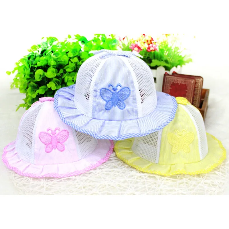 Sombrero para el sol para bebé UPF 50+ - Gorra tipo cubo con ala ancha para niños y niñas, protección UV para la playa de verano