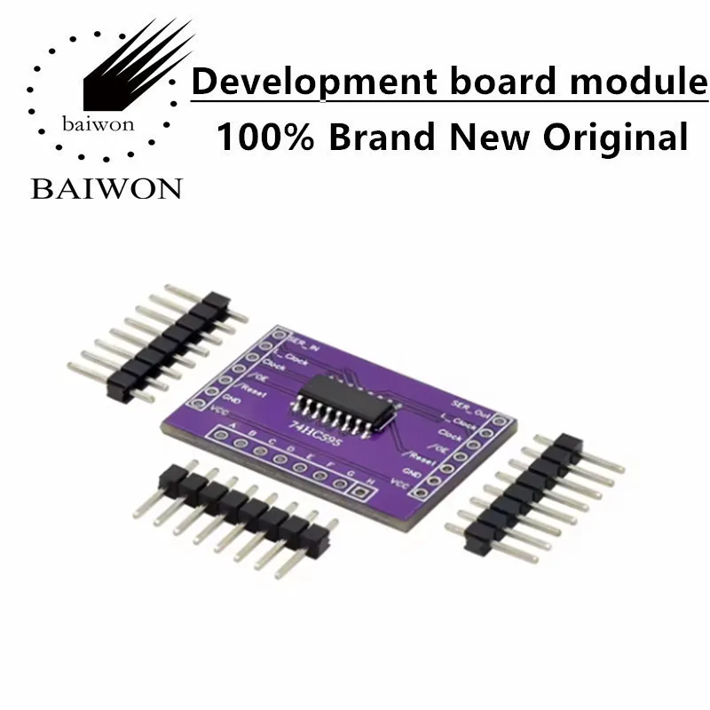 74HC595 Shift Register IC with Open Drain Output CMOS Serial Output Low Power Consumption