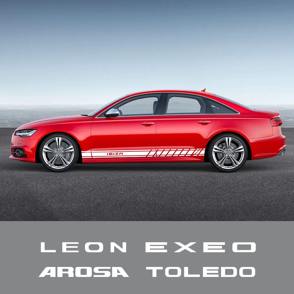 

Наклейки на дверь автомобиля для Seat Ateca Altea Ibiza Leon Alhambra Arona Cordoba Exeo Mii Tarraco Toledo аксессуары для автостайлинга