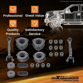 Front 2.5″ / Rear 3″ Lift Kit for Honda CR-V 2002–2006 4WD – Suspension Spacer Kit with Control Arms 1