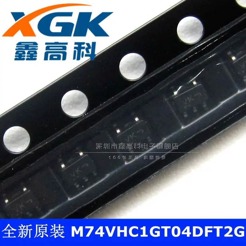 Free shipping   -M74VHC1GT04DFT2G VK SOT353     10PCS
