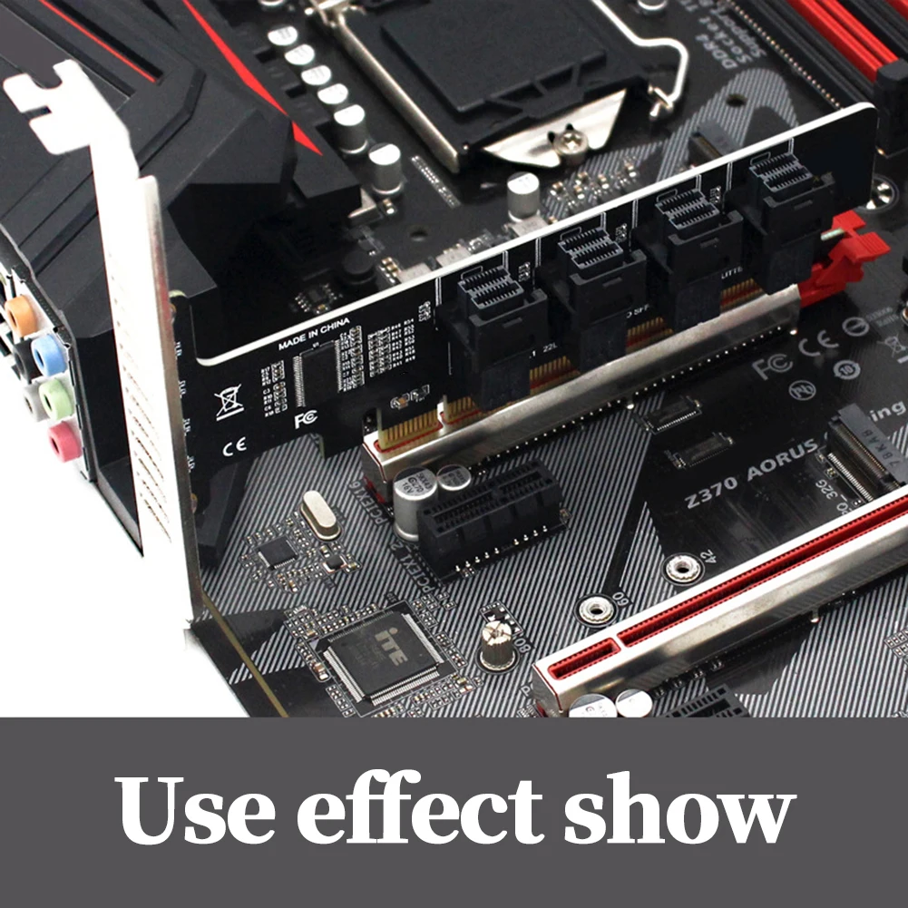 

NGFF PCI-E 16X To 4 Ports U.2 Split Expansion Card PCI-E 16X To 4 Ports U.2 U2 Split Expansion Card for Computer