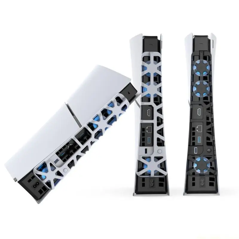 F62C Advanced Cooling Fan Compact Cooling Fan with USB Output Powerful Cooling Fan Gaming Acccessories fitting for