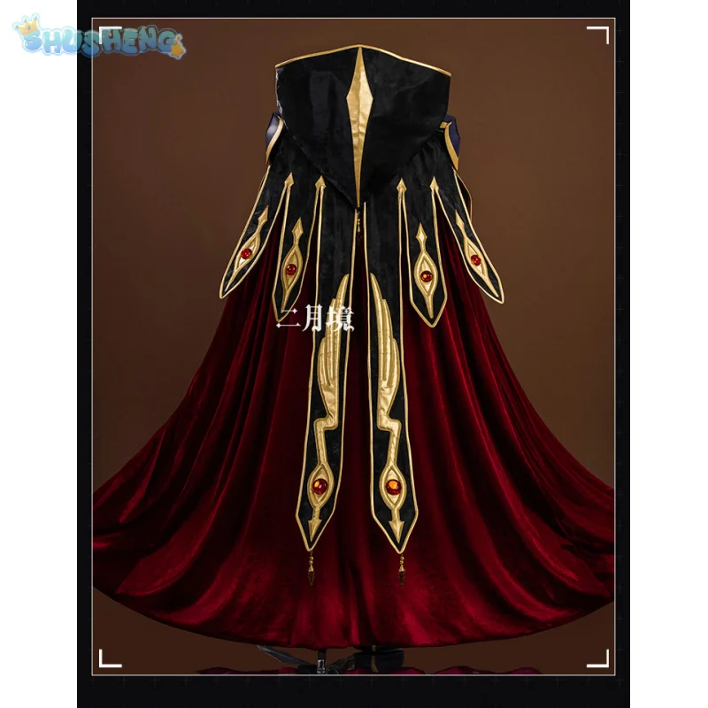 Kostum Cosplay Knight of Seven The Knight of Zero Mantel Sabuk Pelindung Bahu Sarung Tangan Pria Wanita Seragam Halloween Baru