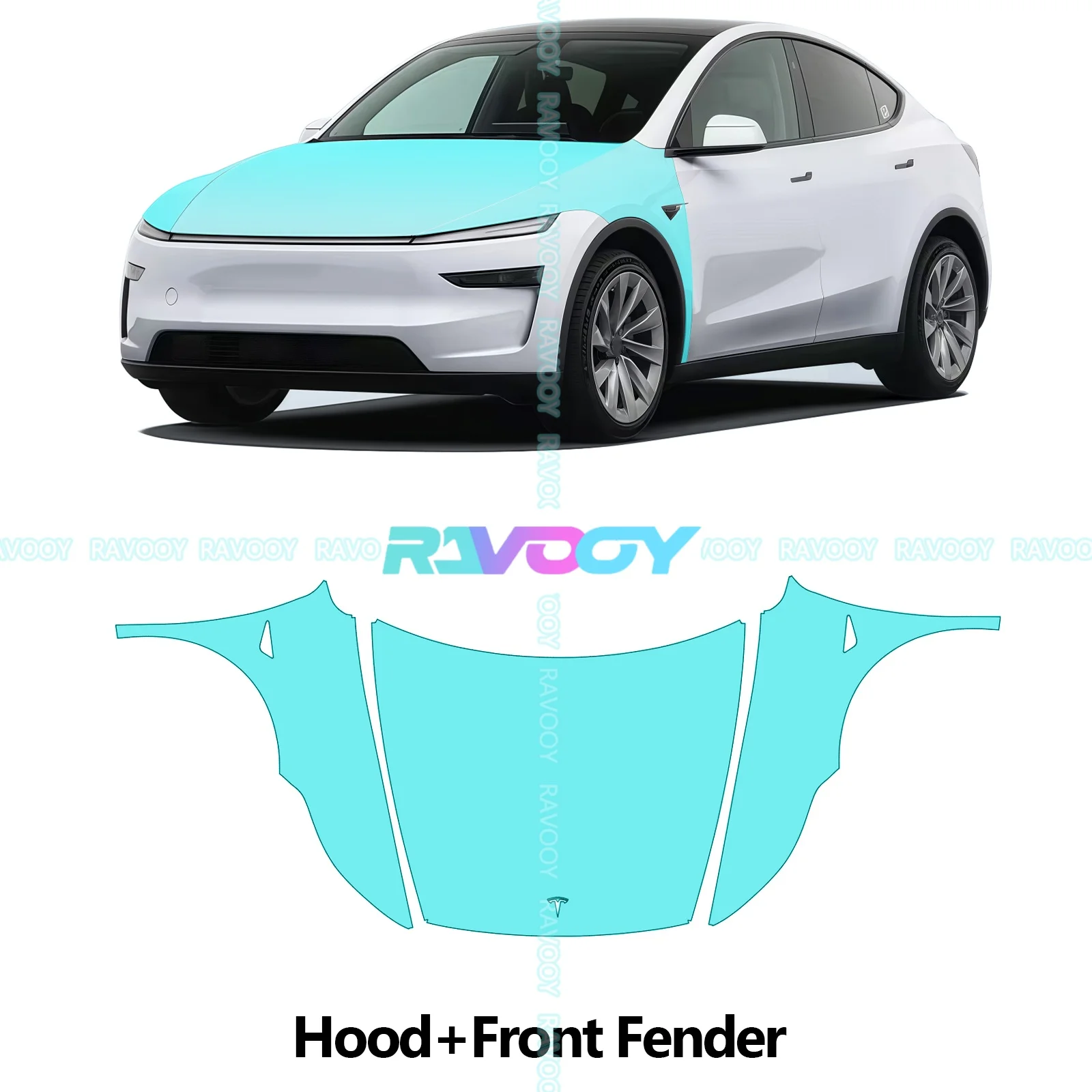 Voor Tesla Model Y Juniper 2025-2026 8.5Mil Voorgesneden PPF Volledige Voertuig Verf Bescherming TPU PPF Film Clear beha