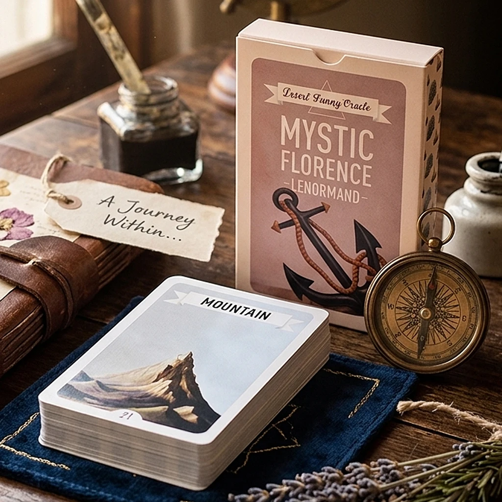 

Mystic Florence Lenormand Deck - 36 Fortune Telling Cards - Vintage Classical Art Style Oracle
