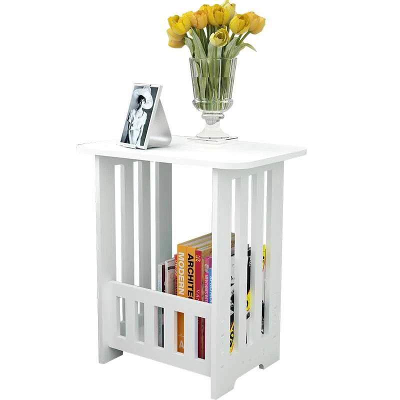 Living Room Furniture Modern Nordic Simple Computer Magazine Coffeetable Sofa Side Cabinet Single Corner Table Small Side Tables