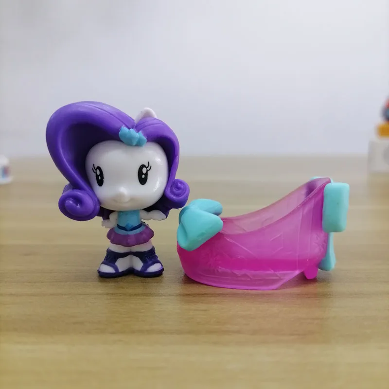 Hasbro My Little Pony Twilight Sparkle Rainbow Dash Applejack Rarity Fluttershy Pinkie Pie Actionfiguren-Sammlung Ornamente