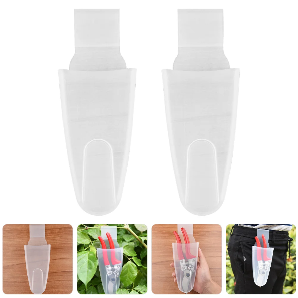 4 Pcs Gardening Waist Cutting Box Pruning Shears Storage Handheld Pruner Holder