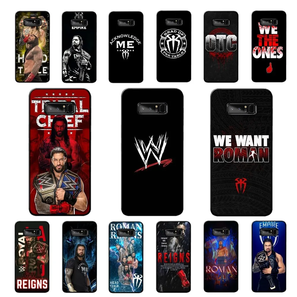 W-Wrestling Star R-Roman R-Reigns Phone Case For Samsung Note 8 9 10 20 Pro Plus Lite M 10 11 20 30 21 31 51 A 21 22 42 02 03