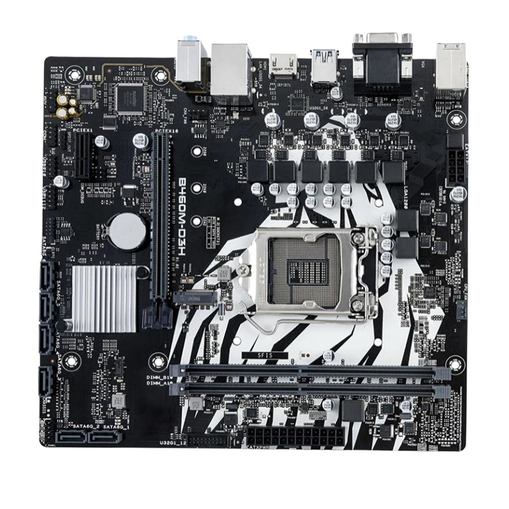 Intel Core i7-10700 CPU ＋B460M マザボ B460M-D3H LGA 1200 motherboard CPU support i7-10700 i7-10700F i5