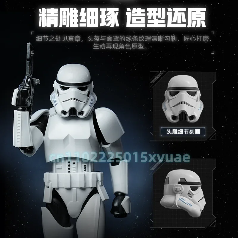 مكعبات بناء حرب النجوم دارث فيدر ‌   الإمبراطوري Stormtrooper ‌   تجميع نموذج لجسم الرسوم المتحركة هدايا عيد الميلاد القابلة للجمع