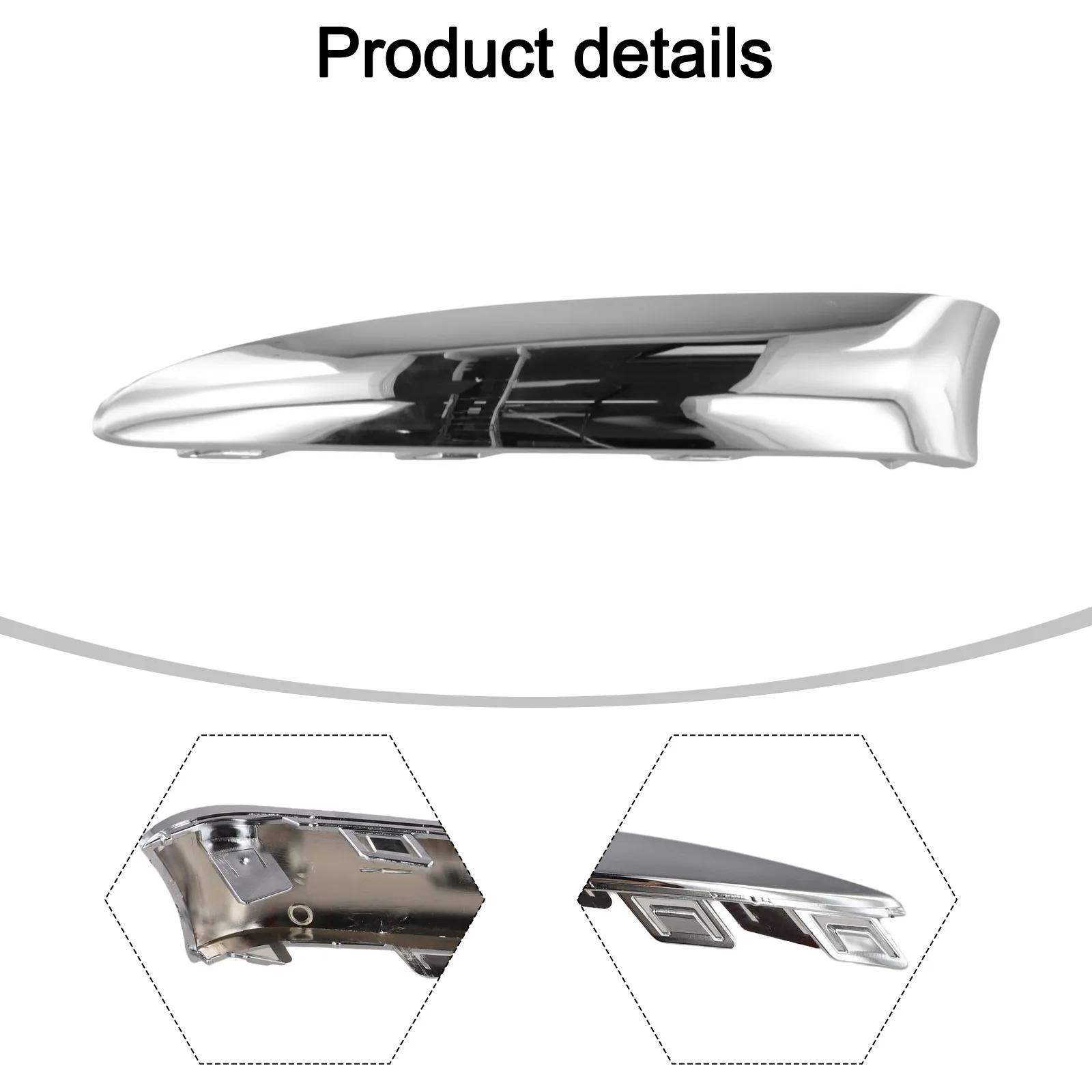 Automotive Front Moulding Car Light Assembly 735642306 As Shown Chrome Lounge Direct Replace Your Broken Damaged