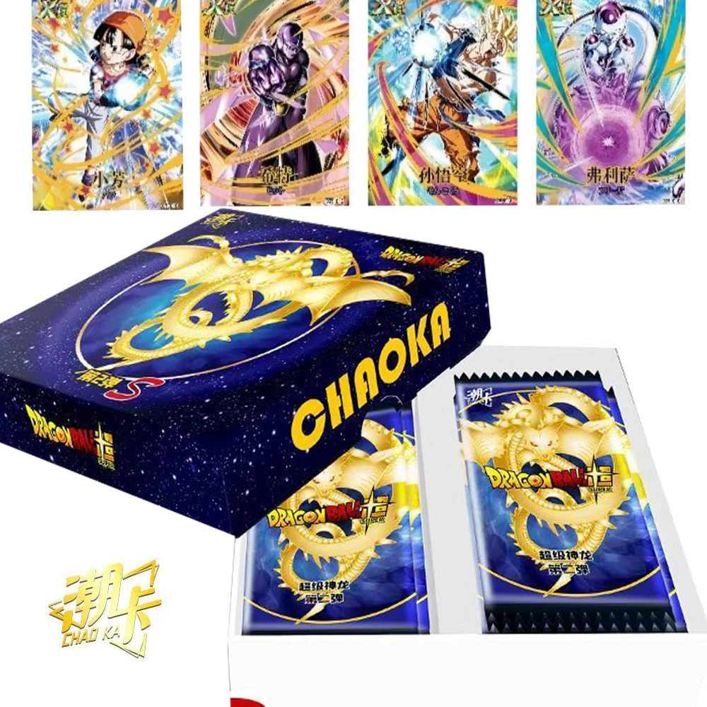 Dragon Ball Game Collection Cards Booster Box Son Goku Anime Original Design Character Colorful Portrait Card Kid Favorite Gift