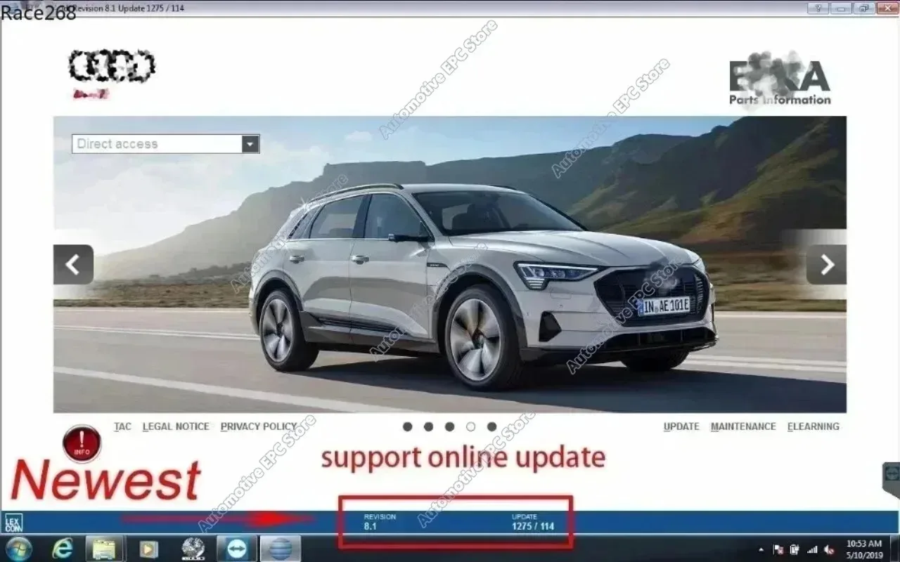 2026 Hot！ELSAWIN 6.0 Etk a 8.3Latest Maintenance Software Group Vehicle Electronic Parts Catalog Suitable for V/W AU/DI SE/AT S