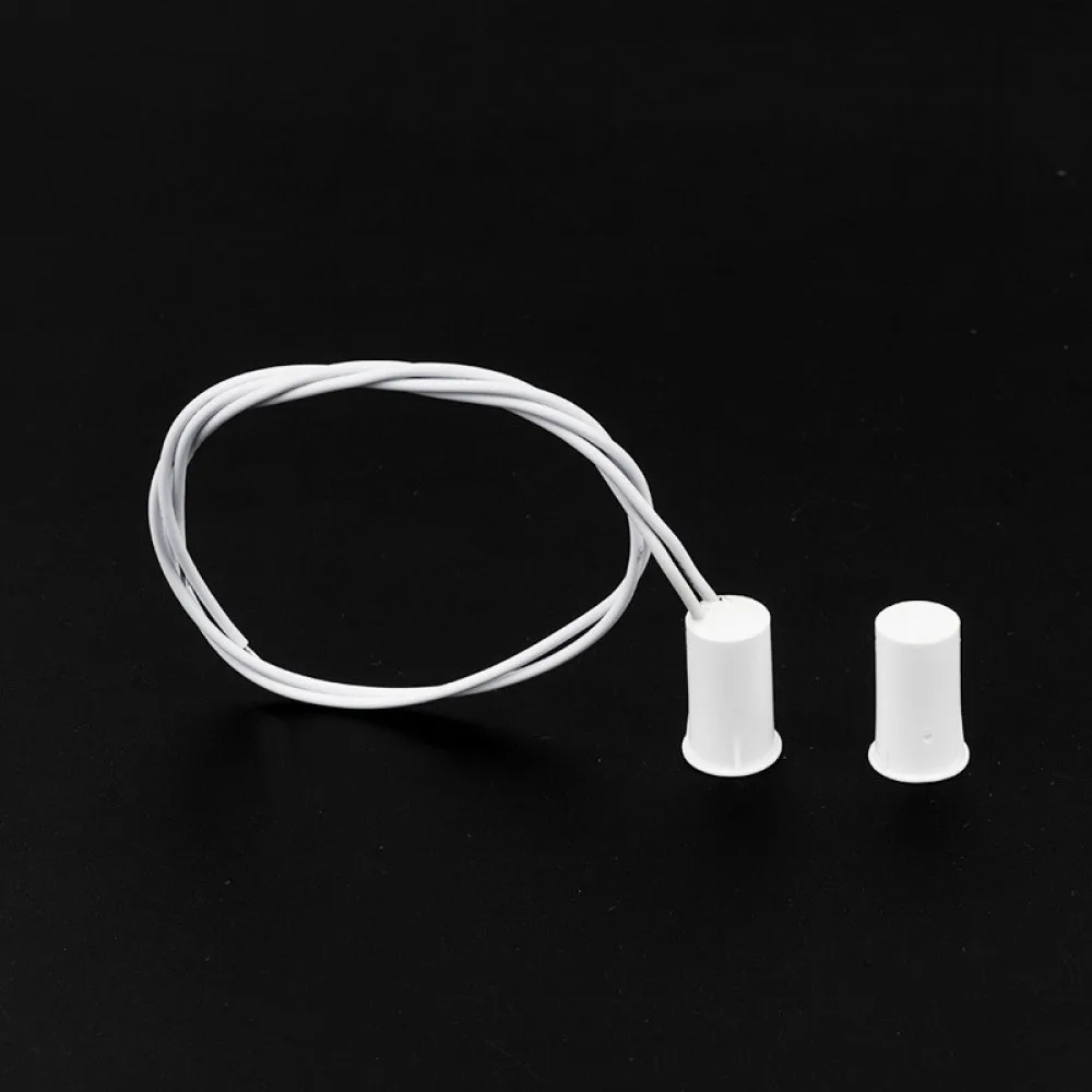 Alarm Wired Window Magnetic Door Contact Sensor Detector Switch Normally Open/Closed Magnetic Door Switch Home Security Alarm