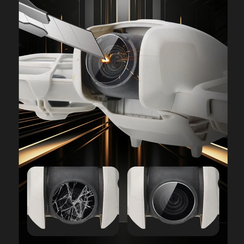 Гимбалс линза защищающая пленка из закаленного стеклянного стеклянной камеры защиты камеры K1KF