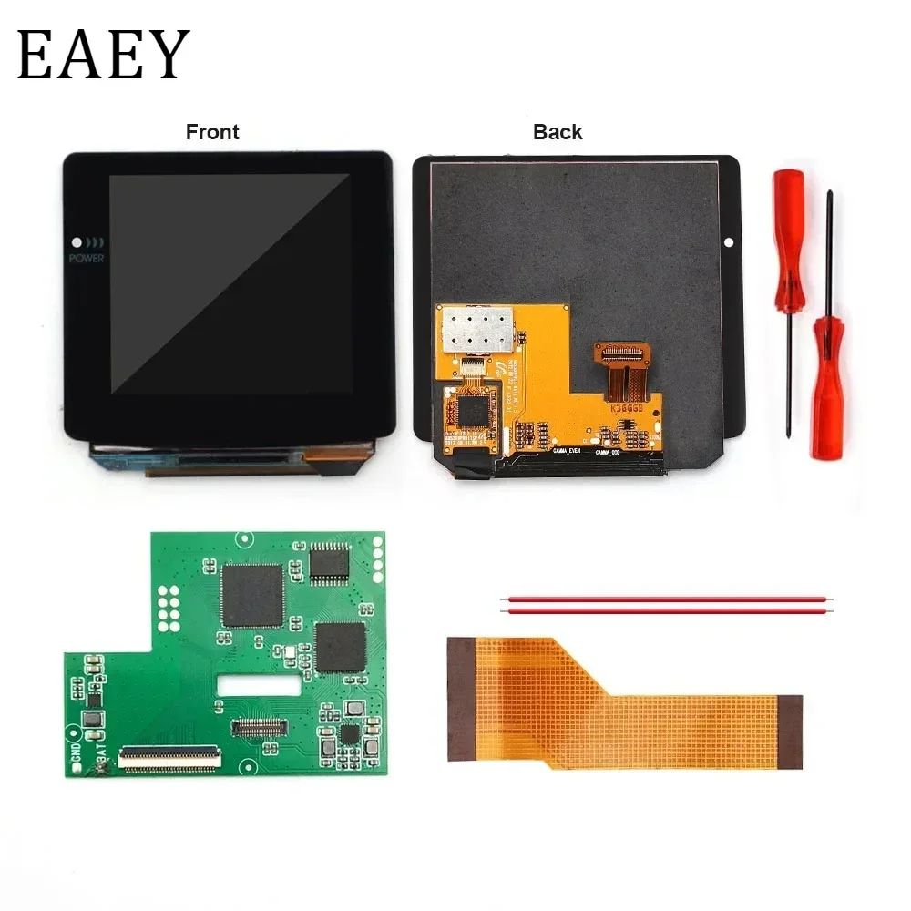 2025 High Quality Laminated AMOLED Touch Screen Mod Kit for Game Boy Color – Retro Pixel Upgrade, OSD Menu & Customized Shell