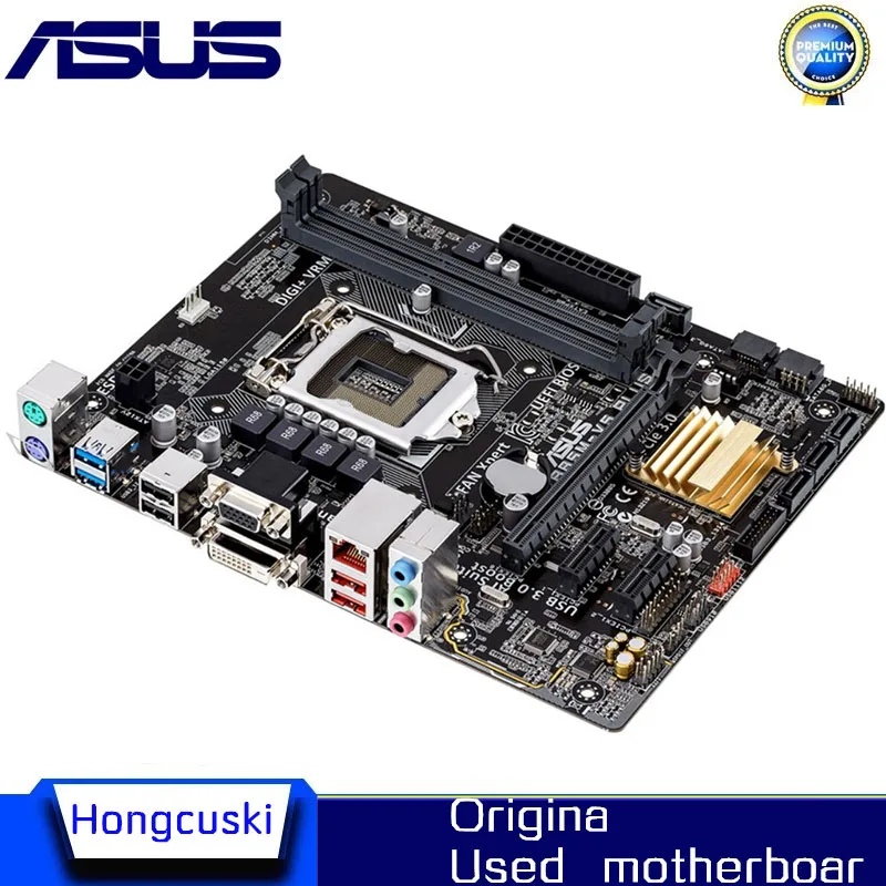 Imagem -02 - Placa-mãe Usada para Asus B85m-v5 Plus Soquete Lga 1150 Lga1150 Ddr3 Sata3 Usb 3.0 Sata3 Desktop