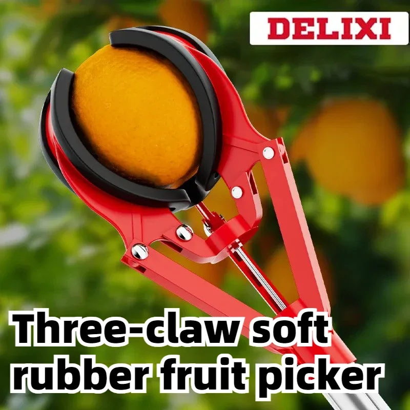 

DELIXI Fruit Picker Professional Gardening Tools Fruit Picker Farming Supplies Tree Fruits Collector Farming Garden Equipment