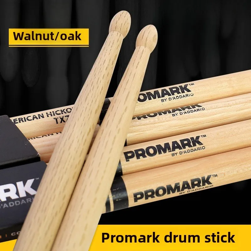 

Drumsticks for Drum Kit Wooden Stick-headed 5A 7A Drum Mallets Professional Percussion Musical Instrument Accessories Parts