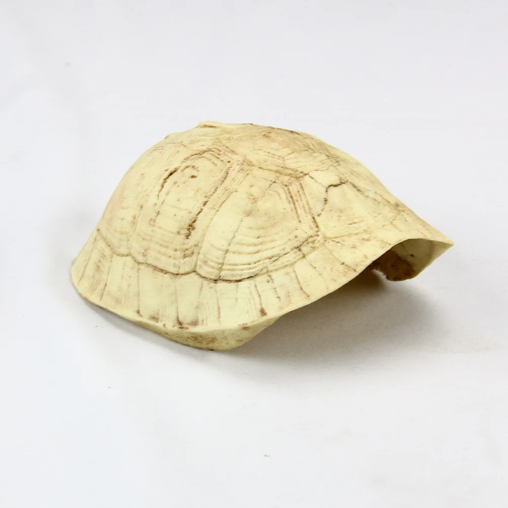 

Reptile Cave Resin Turtle Shell Design Natural Simulation Decorative Ornament Durable Safe Perfect Gift Lovers