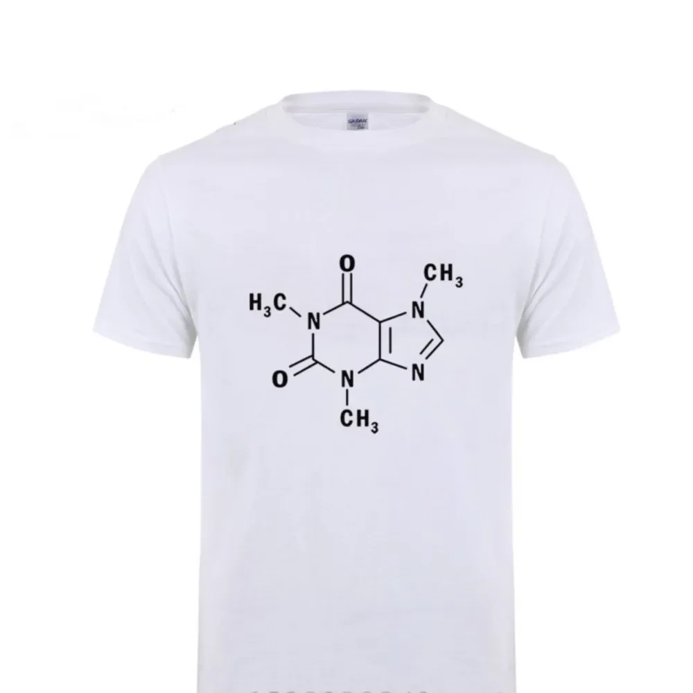 Molecular Formula Science Chemistry T-shirt Men Summer Short Sleeve Cotton T Shirt New Tshirts Men