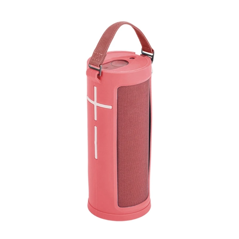 Shockproof Silicone Case with Carabiner Hook Speaker Carry Case for UE Megaboom 3 D46B