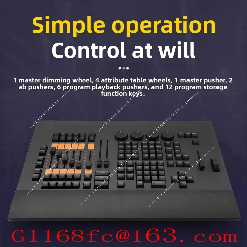 Mini MA2 Command Wing Stage Lighting Console DMX512 Console Black Horse Mini Command Wing
