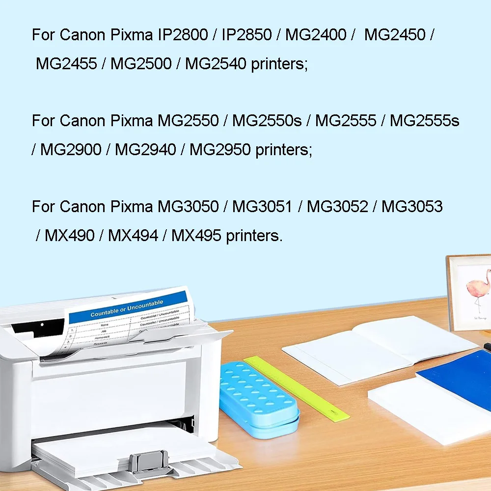 

Ink Cartridge PG545 CL546 Replacement Compatible for Canon IP2850 MX495 MG2950 MG2550 MG2500 MG3050 Printer 545 546