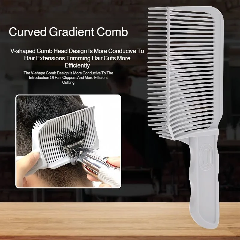 

Men's haircut flat hair clipper limited comb haircut oil hair clipper flat haircut gradient hair clipper haircut comb