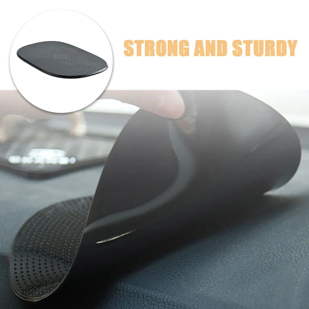 

4Pcs Car Dashboard Mat Non Slip Pad Heat Resistant Anti Slip Phone Keys Holder Secure Grip Automotive Accessories