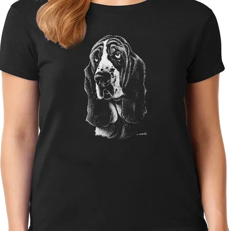 Basset Hound T Shirt For Women Ladies Dog Breed Person S Her