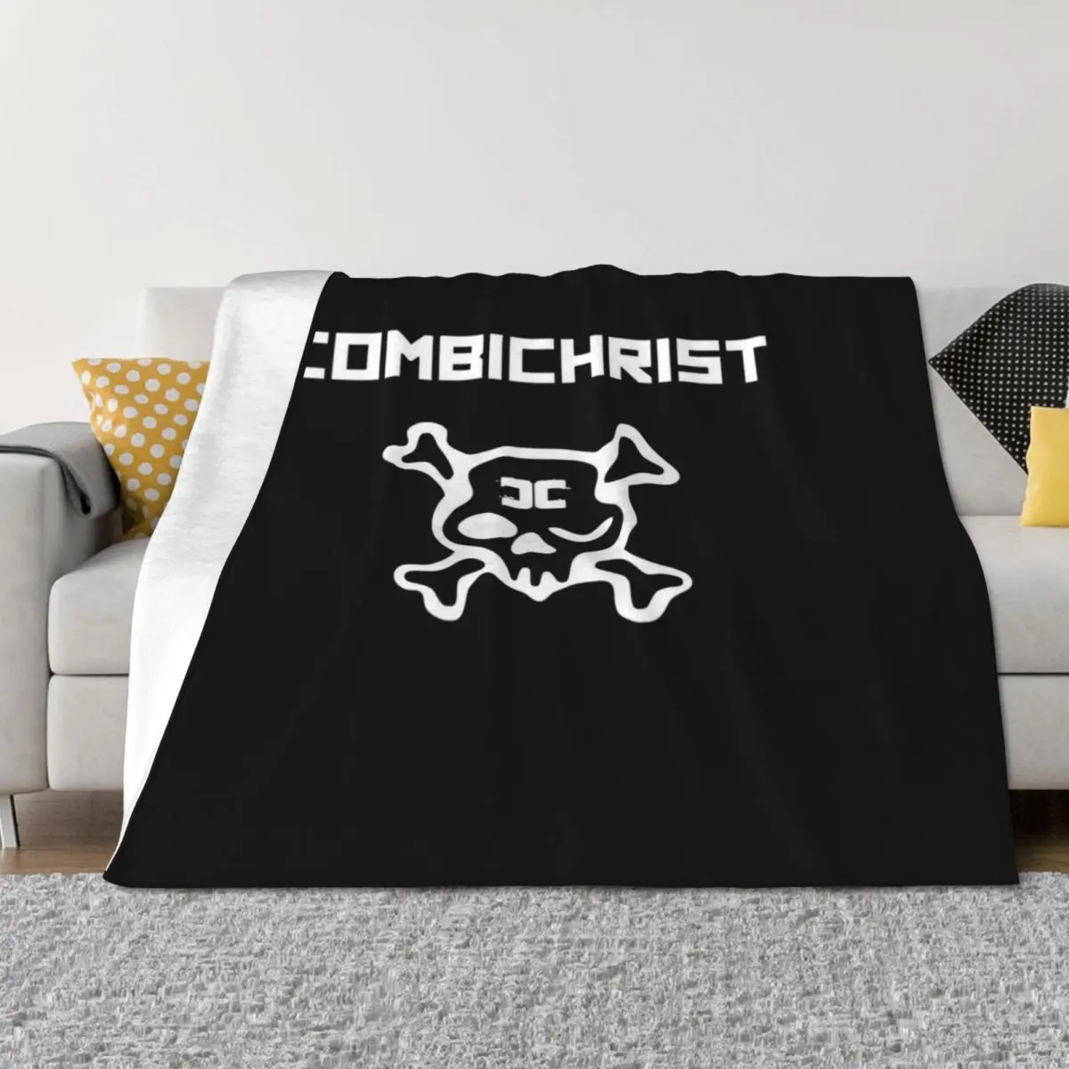 

COMBICHRIST Logo Throw Blanket Weighted Polar Blankets For Sofas blankets and throws Blankets