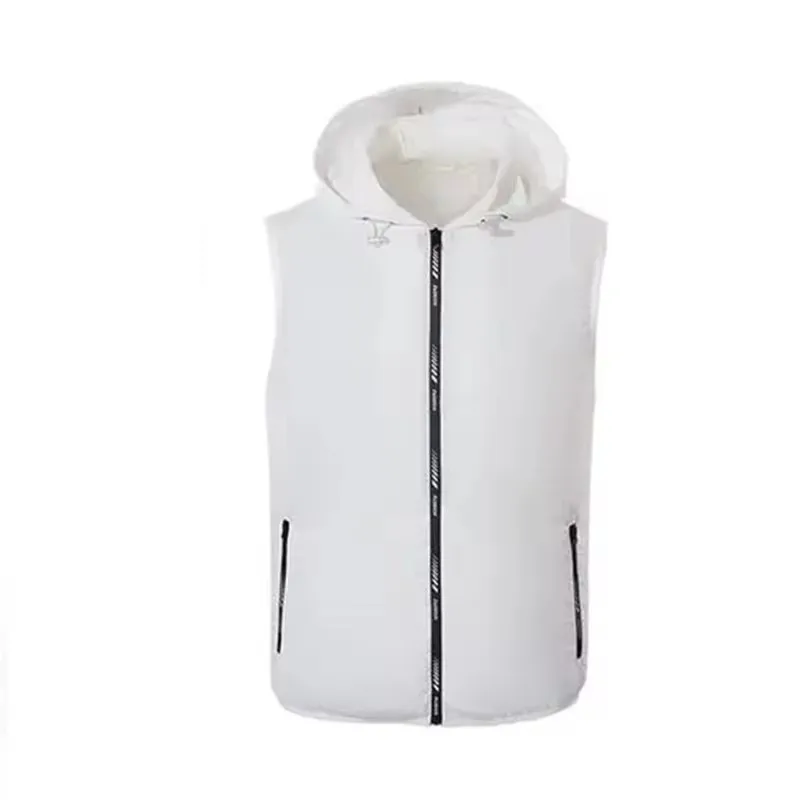 Ventilador deportivo de verano para hombre y mujer, aire acondicionado fresco, chaleco ultraligero de marca, ropa para exteriores, chaqueta