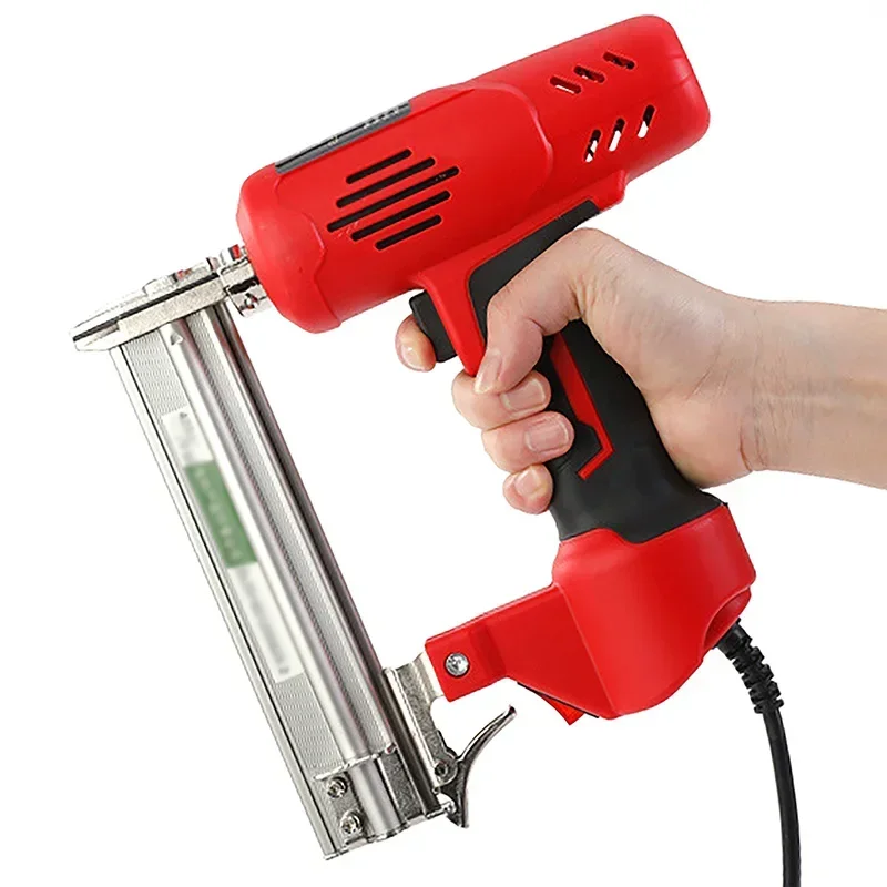 Imagem -02 - Pistola de Pregos Elétrica para Construção de Móveis Grampeador para Madeira Ferramentas Faça Você Mesmo ue 2600w F30 220v