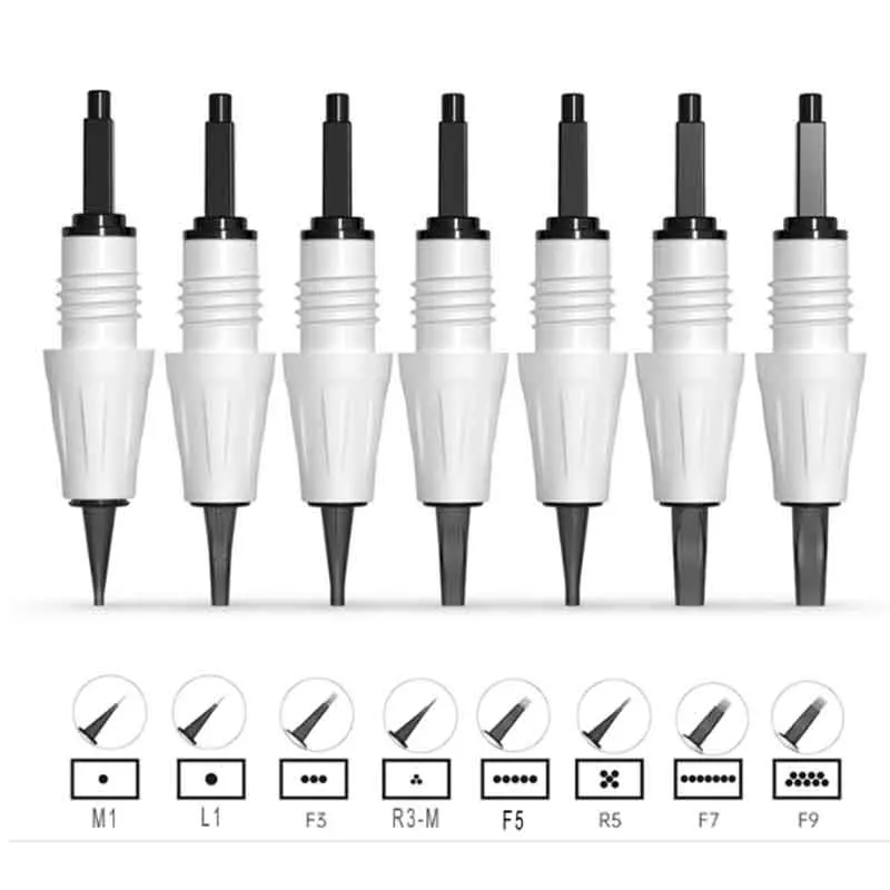 Artmex Needles for Artmex Machine V3 V6 V8 V9 V11 A3 PMU Cartridge Needle Tattoo Eyebrows Eyeline Lips L1 R3 F3 F5 R5 F7
