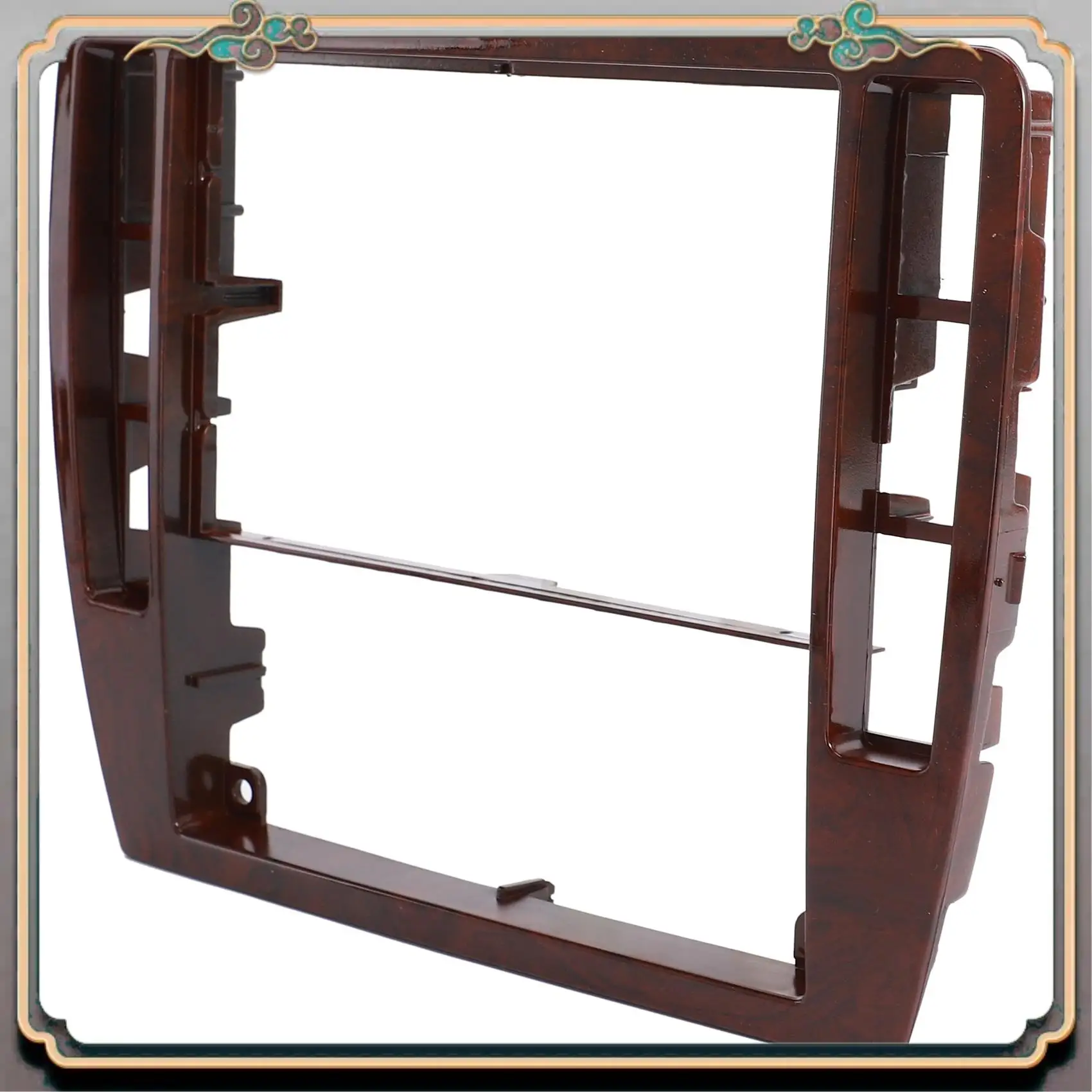 

Reliable-For Passat B5 Middle Escutcheon Center Decorative Box Dashboard Console Panel CD Recorder Frame Radio Face Trim 3B0 858