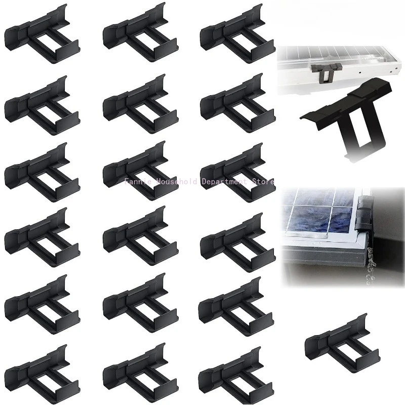 

Зажимы для удаления грязи с солнечных панелей, 10/20/60 шт., 30/35/40 мм, для отвода воды, для фотоэлектрических панелей