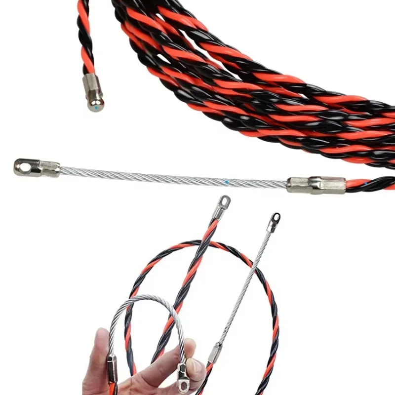 

Cable electrician, wire guide, wire puller, threading device, construction tool