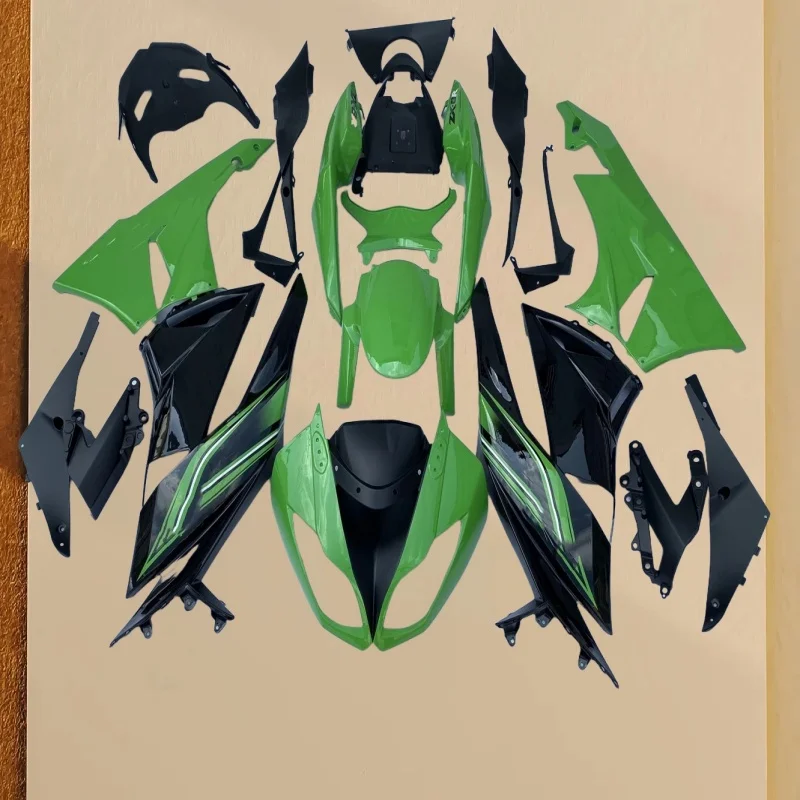 

Крутой комплект обтекателей для мотоцикла Kawasaki Ninja ZX 6R ZX6R 636 2009 2010 2011 2012 ZX-6R 09-12, комплект инъекционного кузова, зеленый