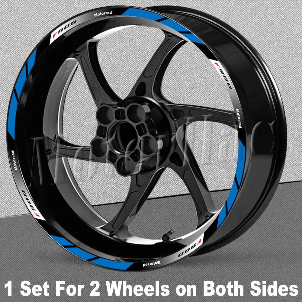 Reflektierende Motorrad-Felgenaufkleber Streifendekor Zubehör für F900XR F900R F 900 XR F900 R – Detail 2