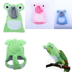 Funny Frog Shape Bird Clothes Medium Large Pet Birds Flight Suit Parrot Cockatiel Pigeons Green Cheek Conure Parakeet Clothing
