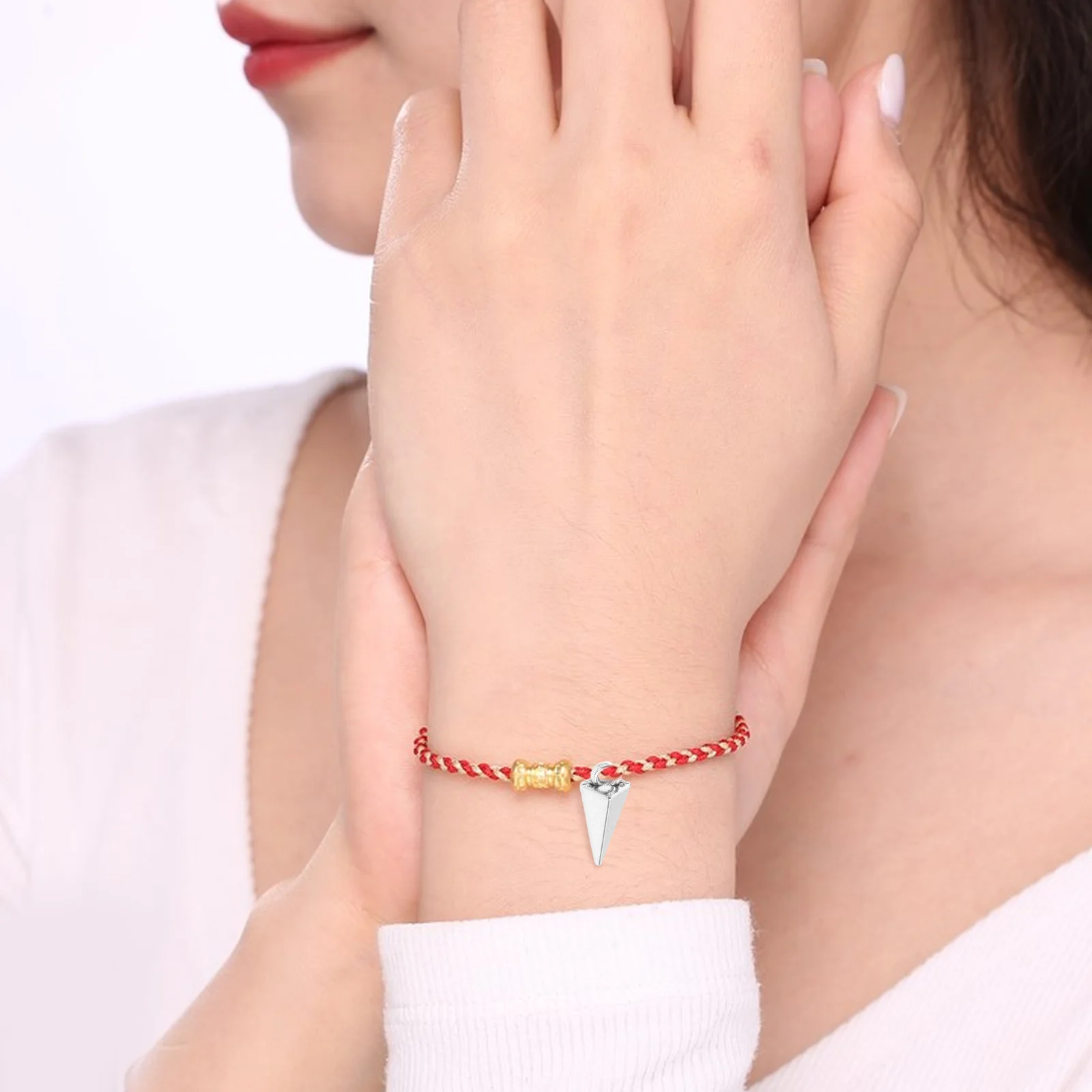 

40Pcs Zinc Alloy Pendant Charms for DIY Jewelry Making Metal Cone Pendants Aesthetic Charms for Necklaces Bracelets Bags Bulk