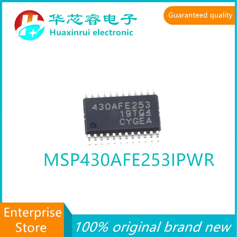 MSP430AFE253IPWR TSSOP-24 100% original brand new silk screen 430AFE253 16 bit microprocessor MSP430AFE253IPWR