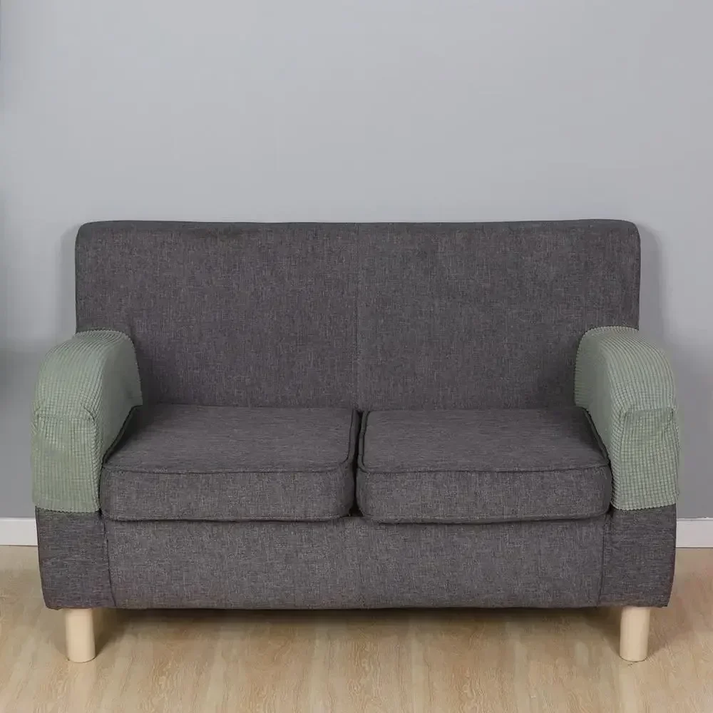 2PCS/set Stretch Armrest Covers Chair Sofa Removable Arm Protectors Covers Armchair Covers Solid Color Couch Cover